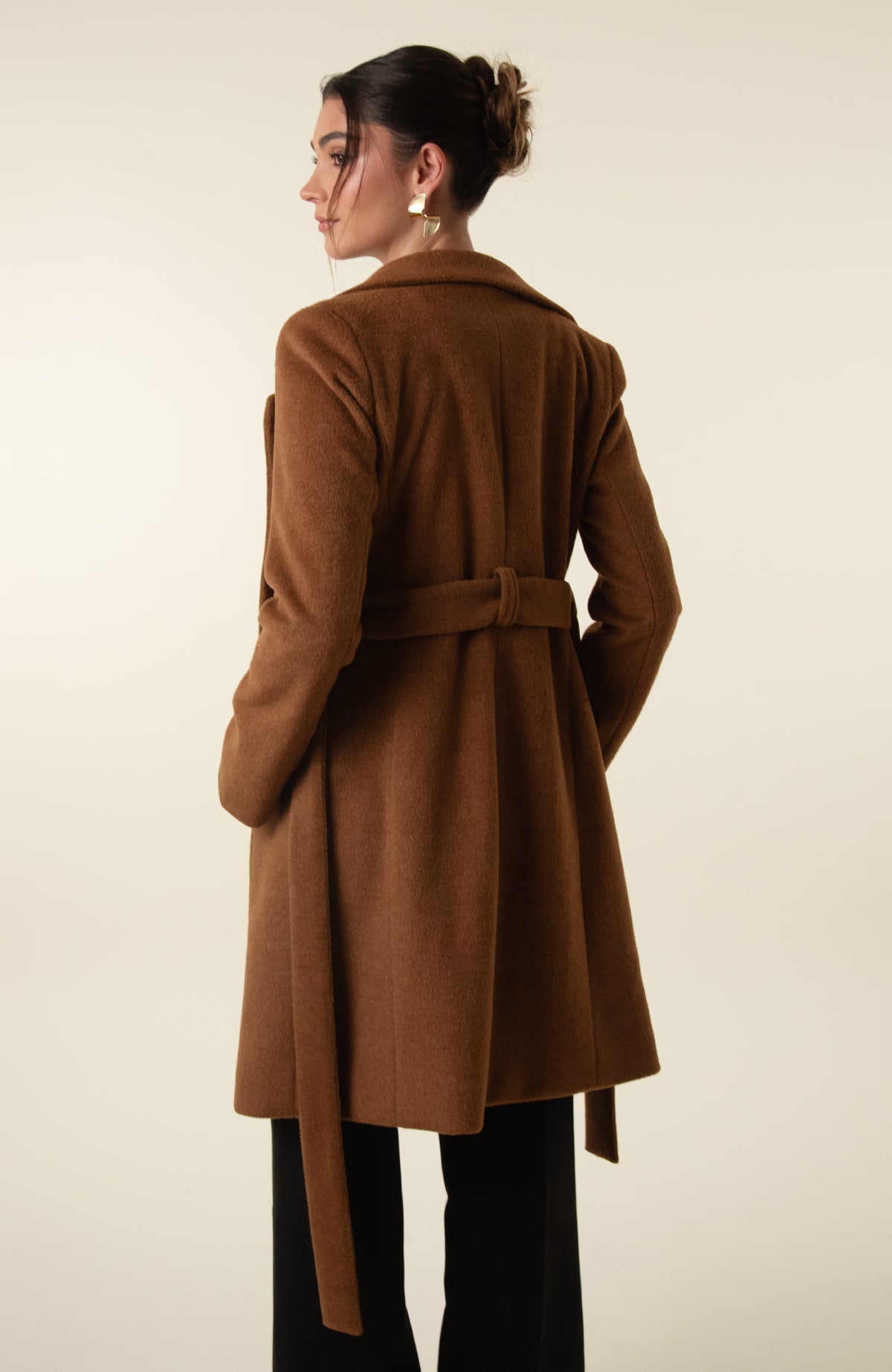 Abrigo Zara - Marrón Claro