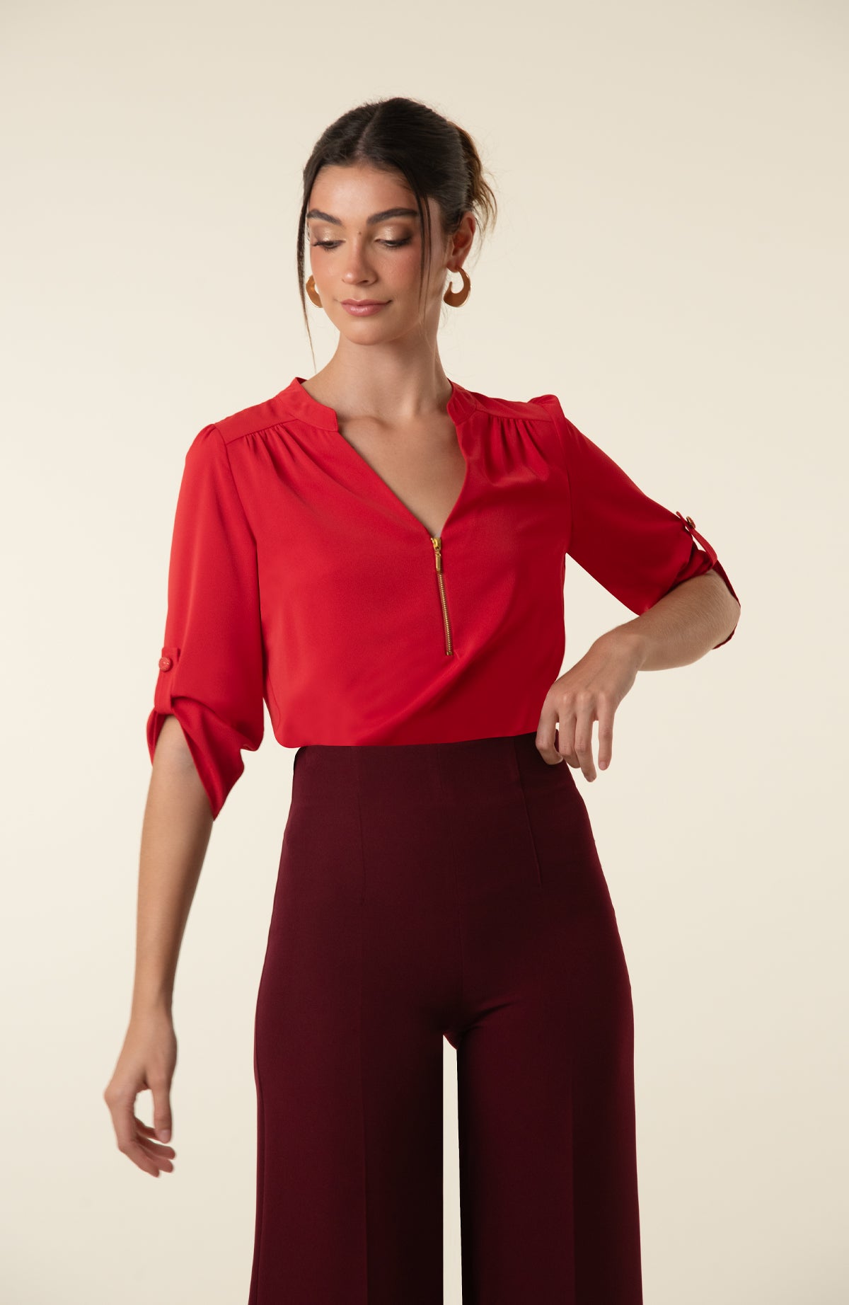 Blusa Rosaura Rojo