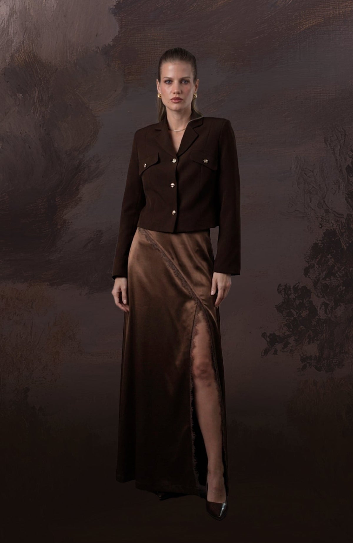 Blazer Adela - Chocolate