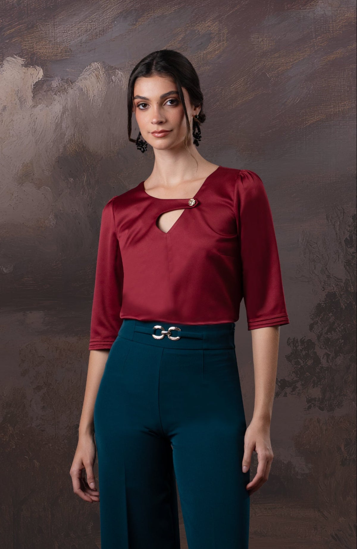 Blusa Beatriz - Vino
