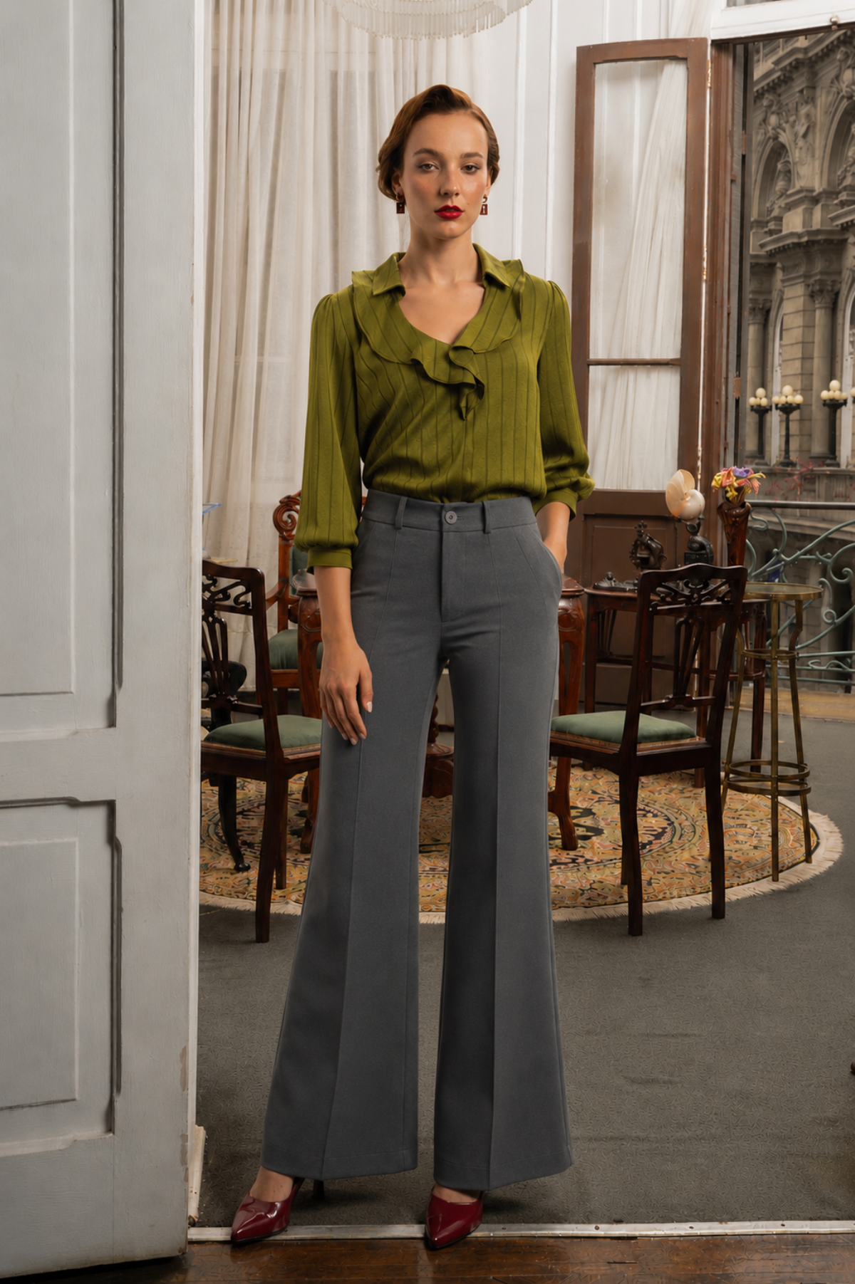 Pantalón Victoria - Gris