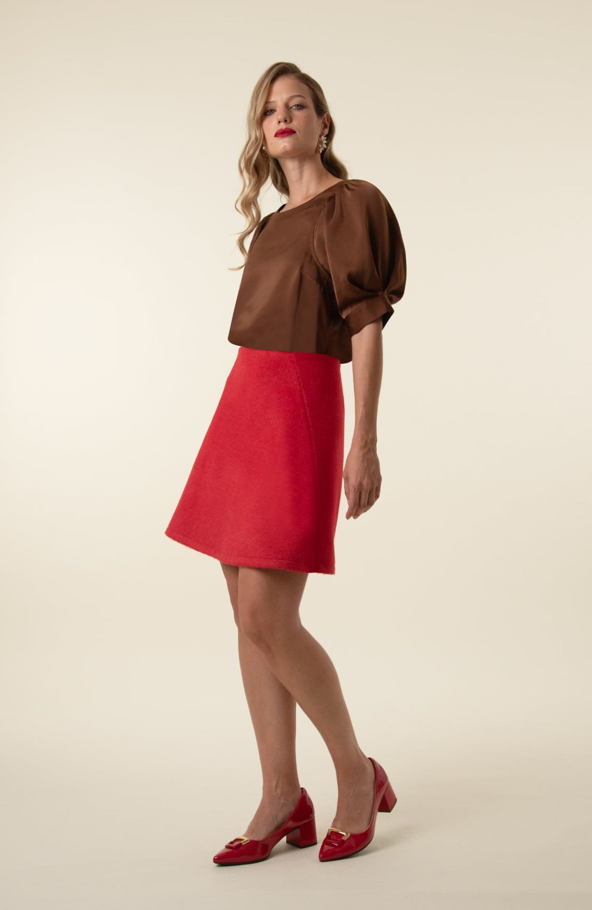 Blusa Cristina Marron