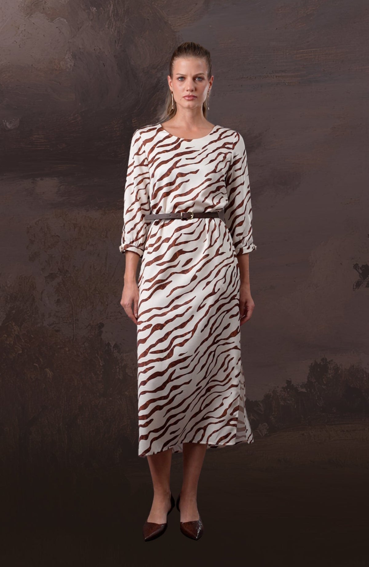 Vestido Samanta - Marrón