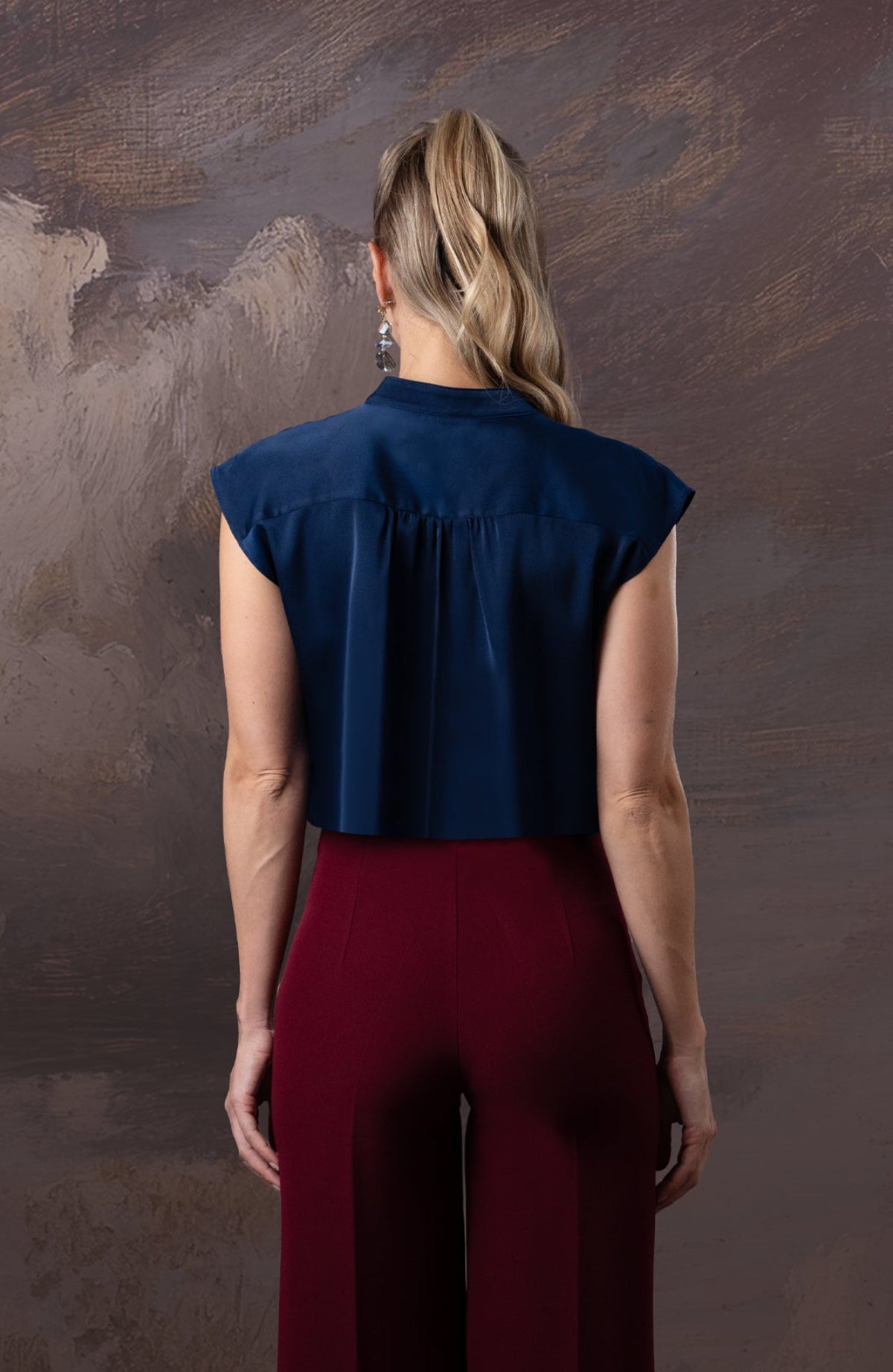 Blusa Maribel - Azul Marino