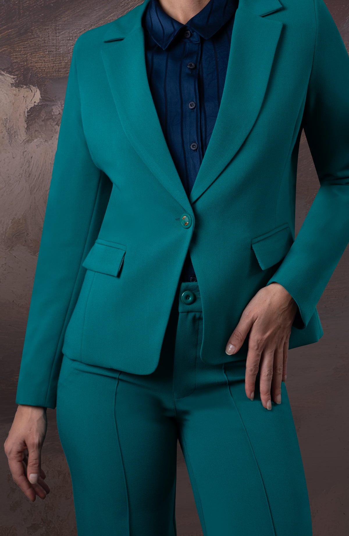 Blazer Alondra - Verde teal