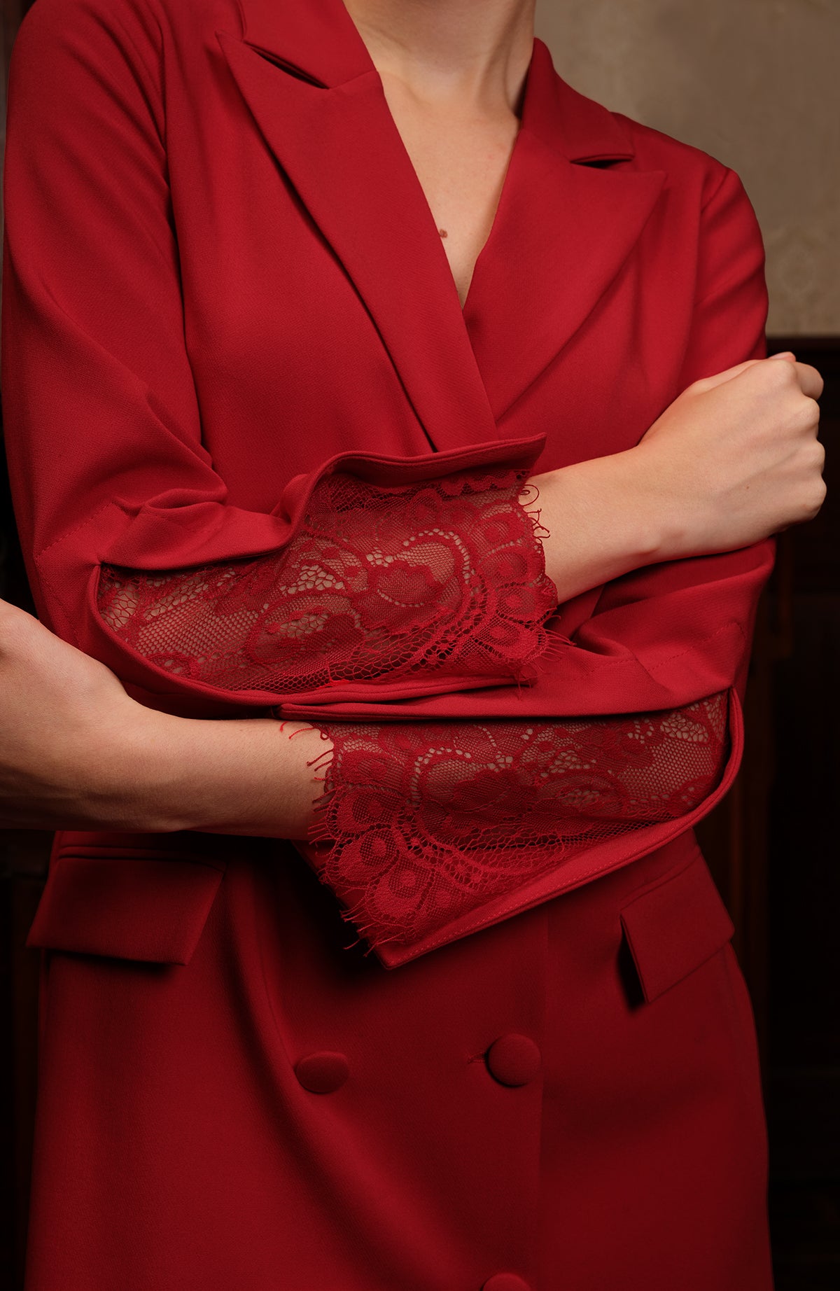 Vestido Marquise - Rojo