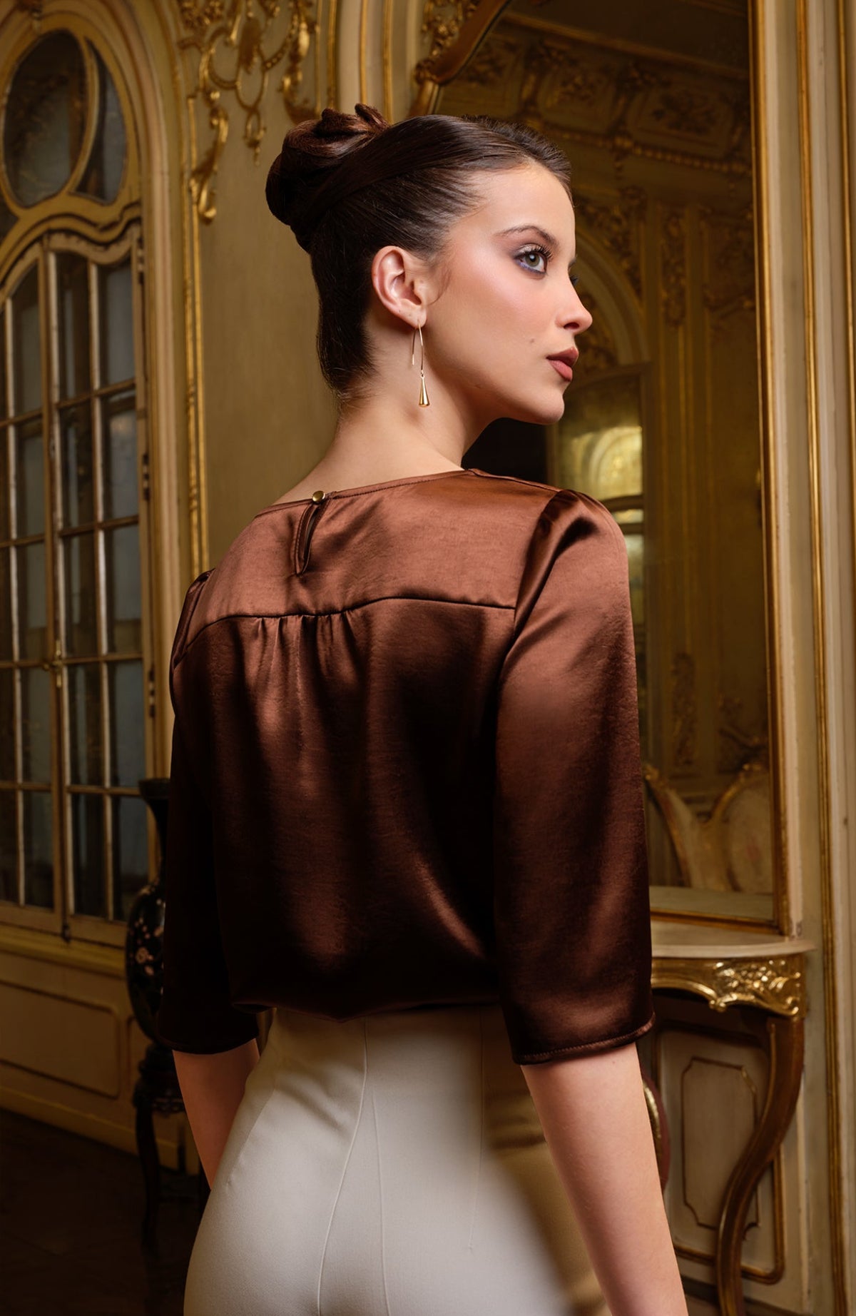 Blusa Gala - Chocolate