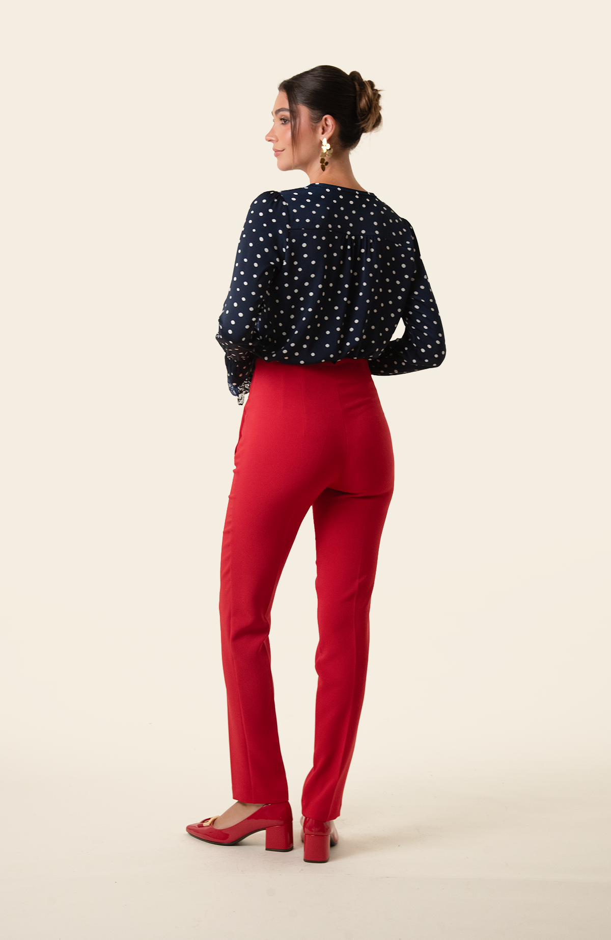 Pantalón Tania - Rojo
