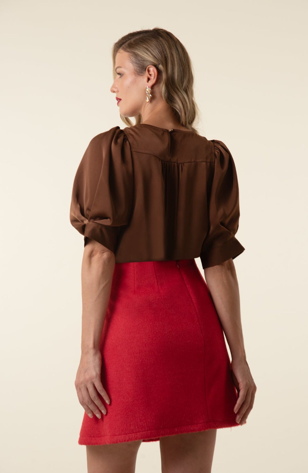 Blusa Cristina Marron