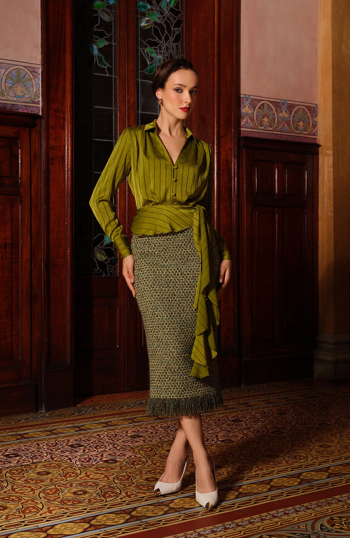 Blusa Dorian - Verde Pistacho