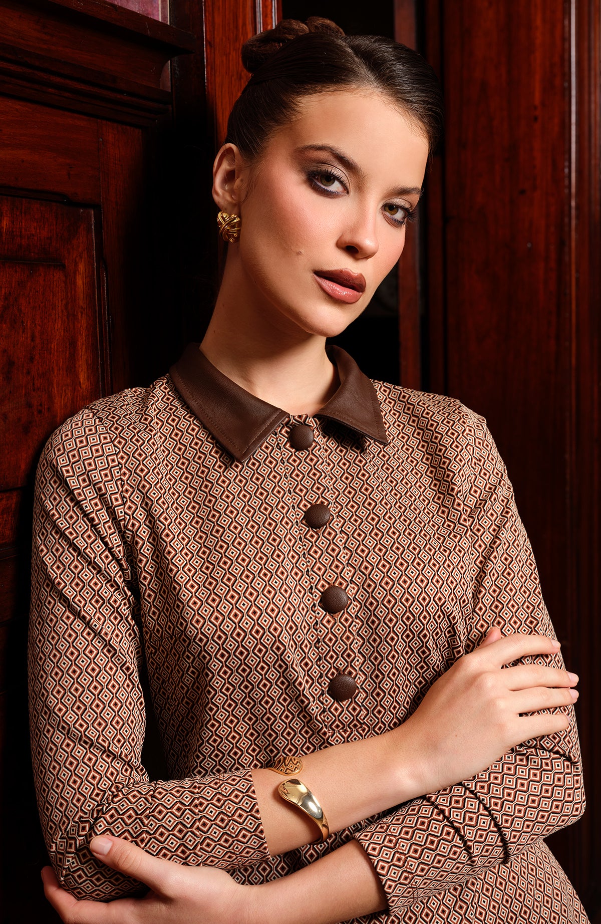 Vestido Marion - Terracota