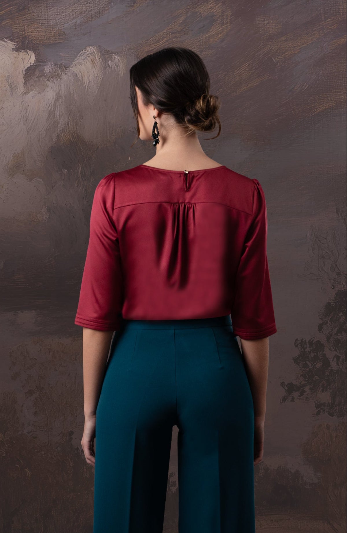 Blusa Beatriz - Vino