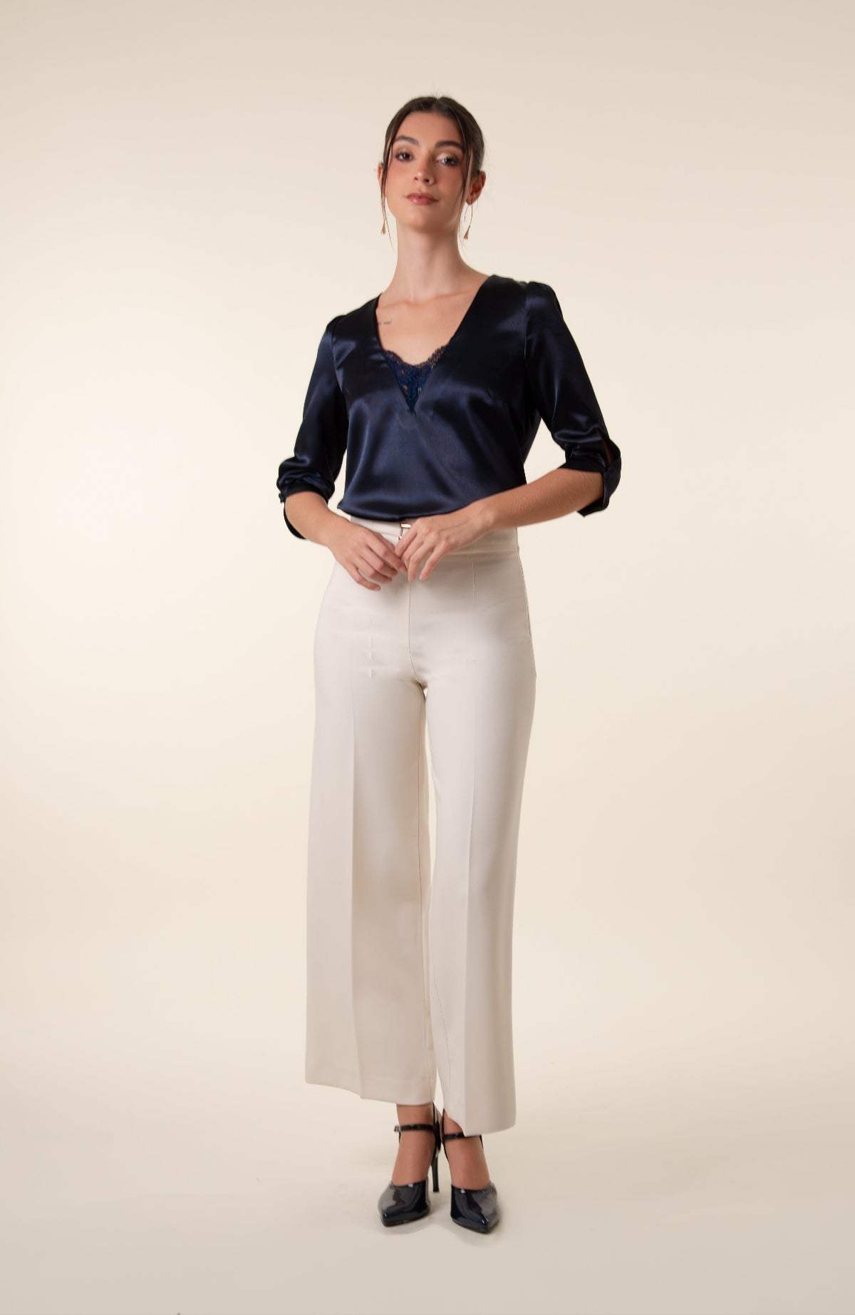 Blusa Valeri - Azul Noche