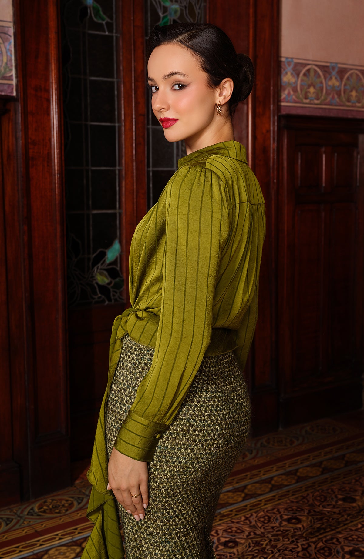 Blusa Dorian - Verde Pistacho