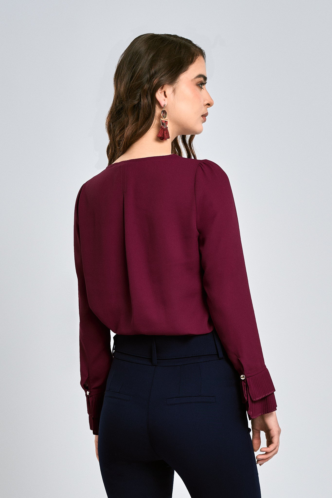 Blusa Magaly - Vino