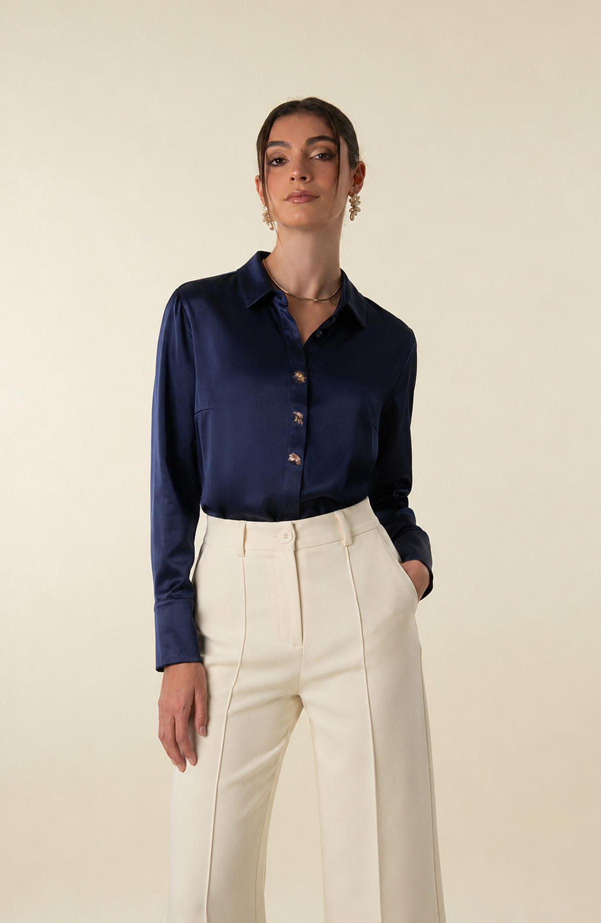 Blusa Estrella - Azul Navy