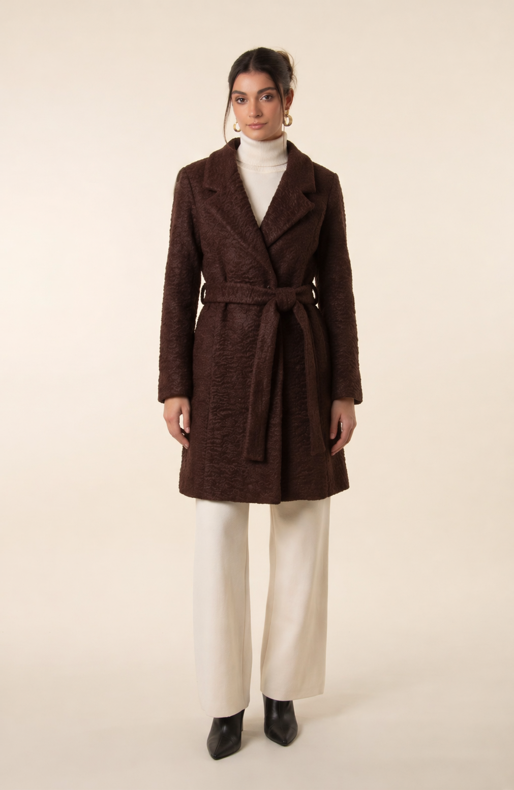 Abrigo Zara - Marron