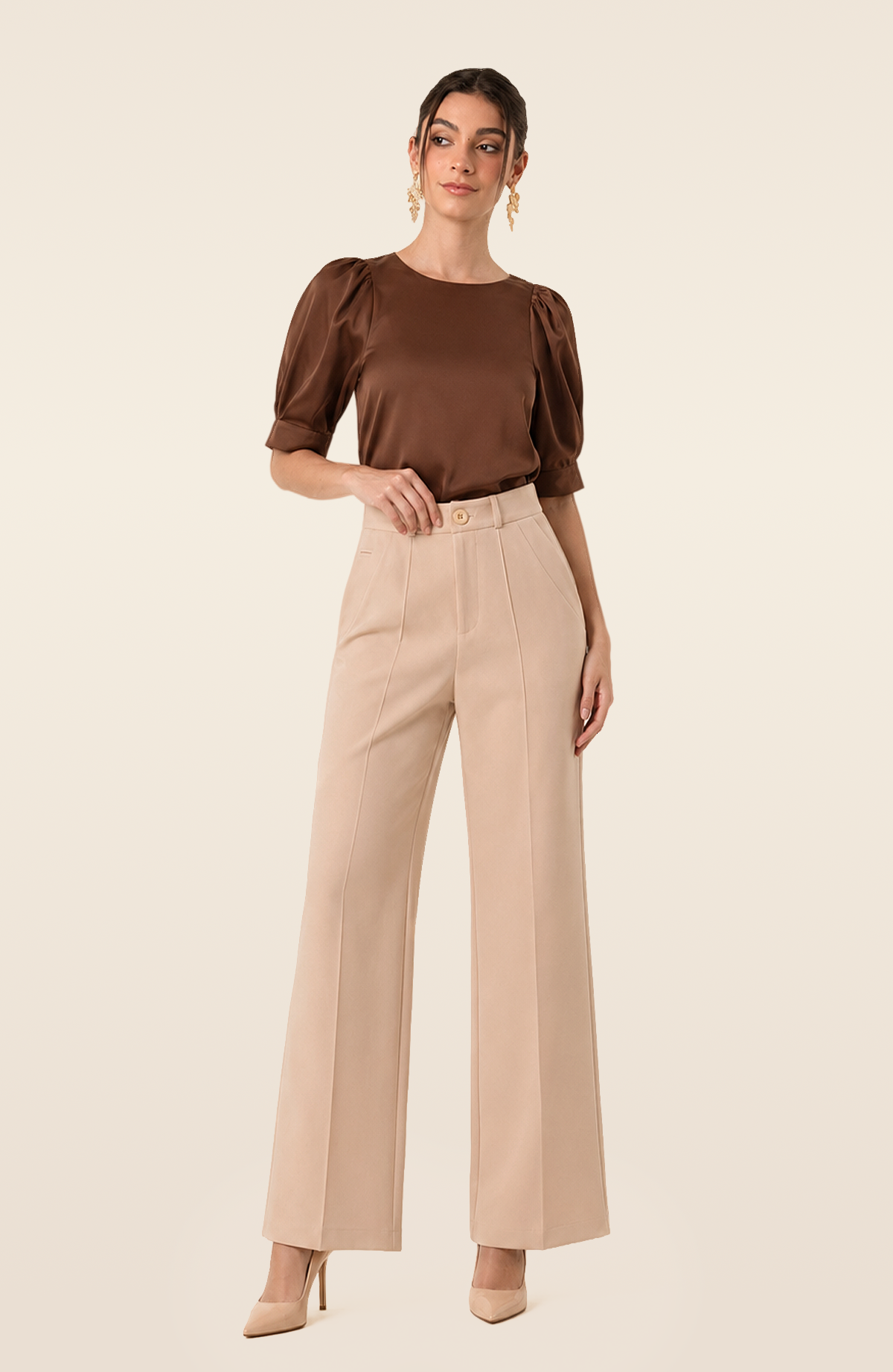 Pantalón Adriana - Beige