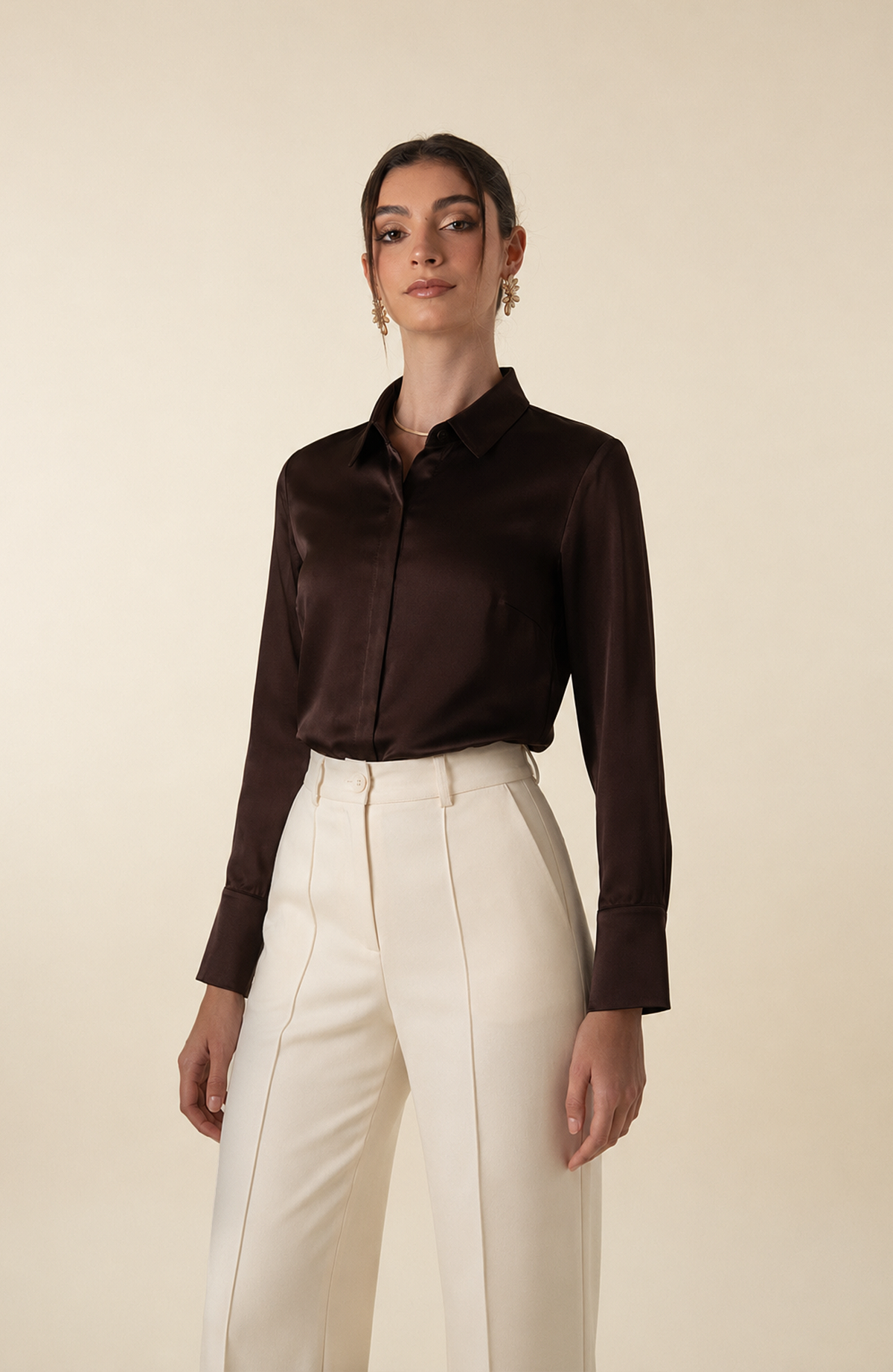 Blusa Samanta - Brownie