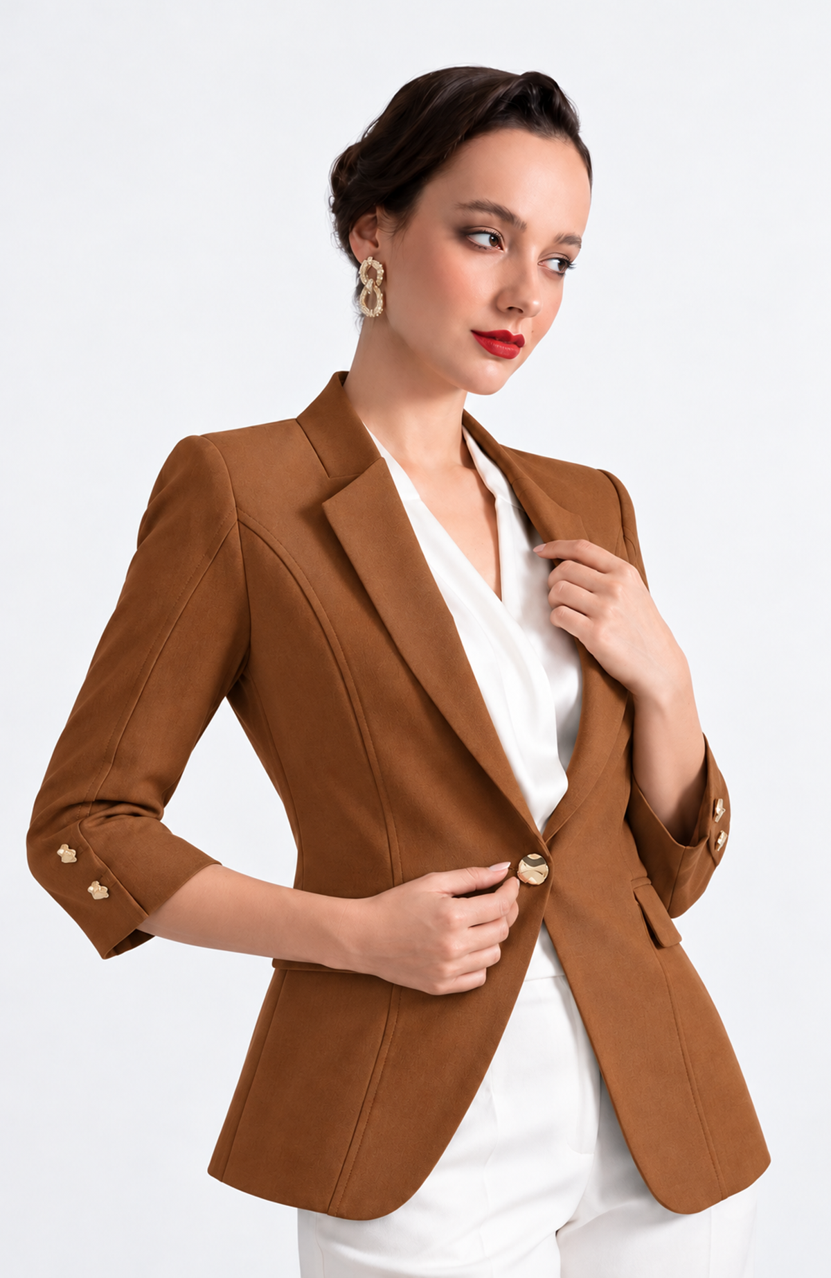 Blazer Alana - Canela