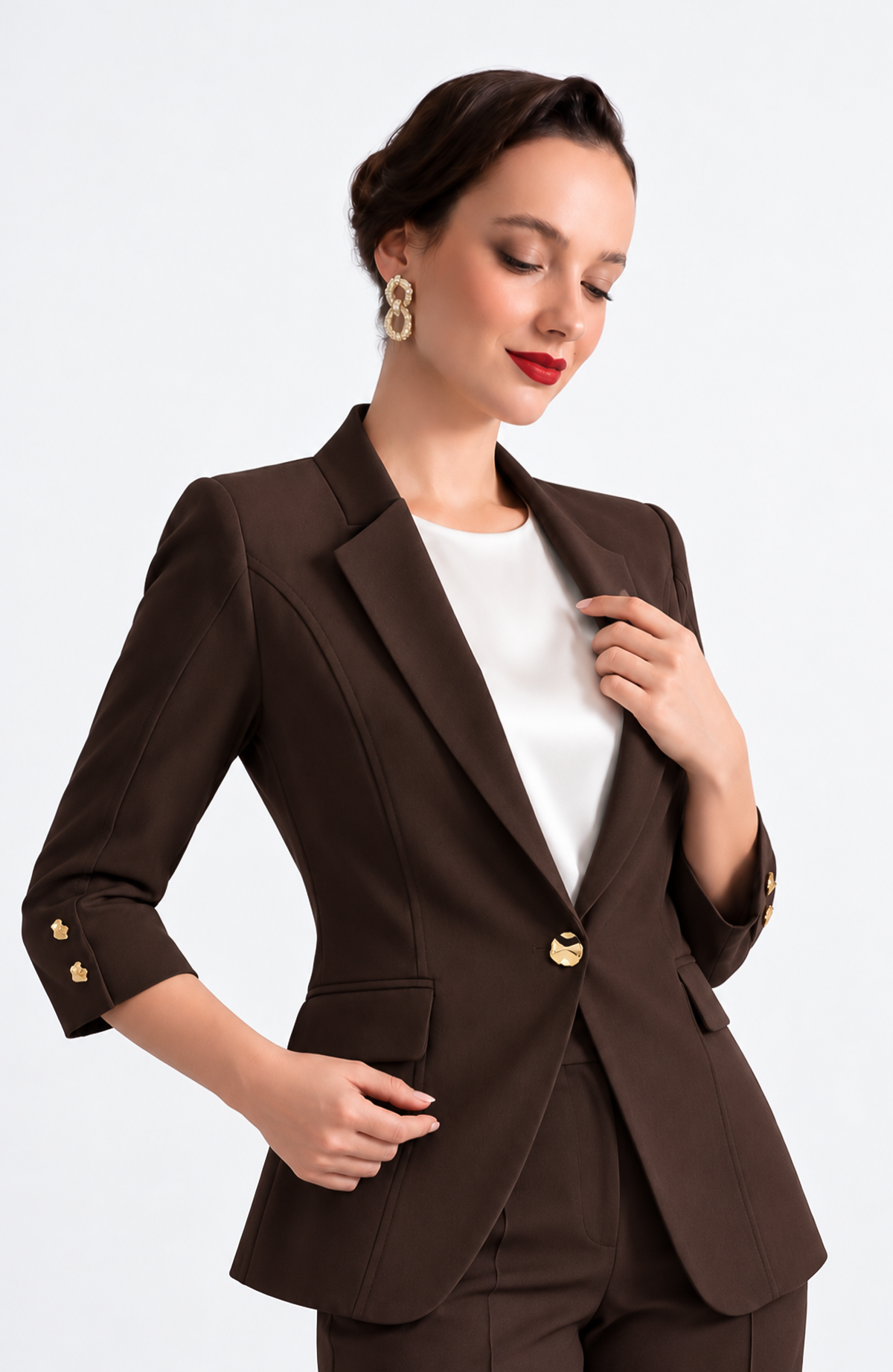 Blazer Alana - Chocolate