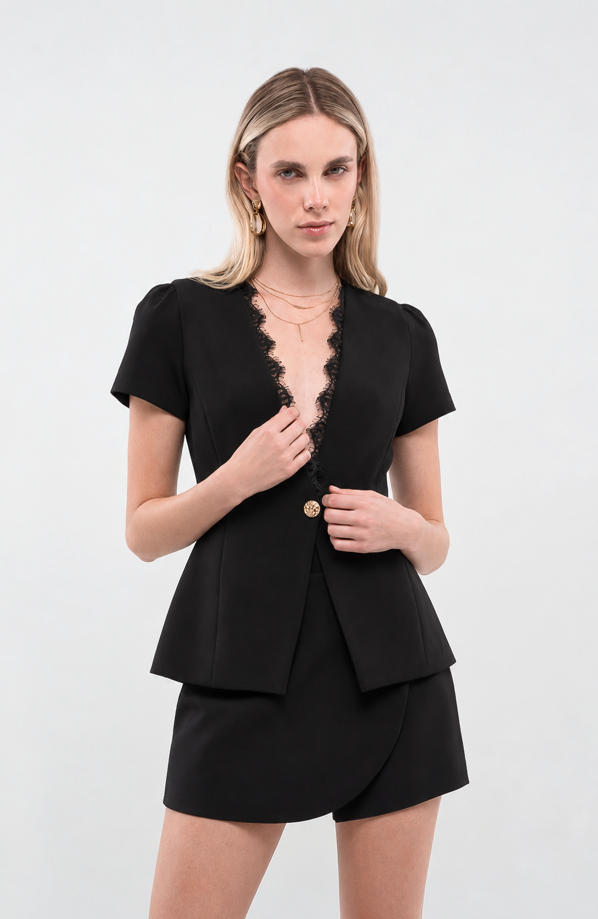 Blazer Coralia - Negro