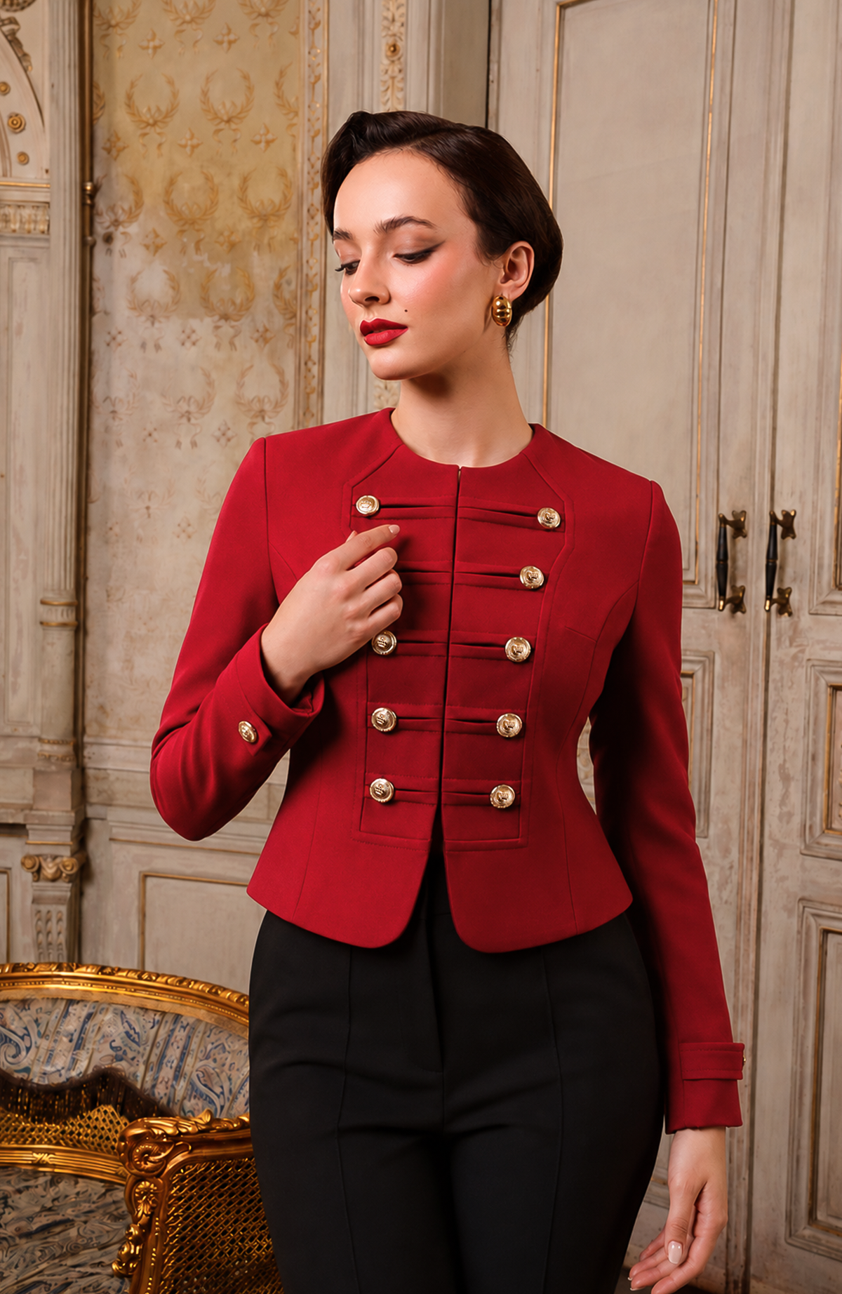 Blazer Josefina - Rojo