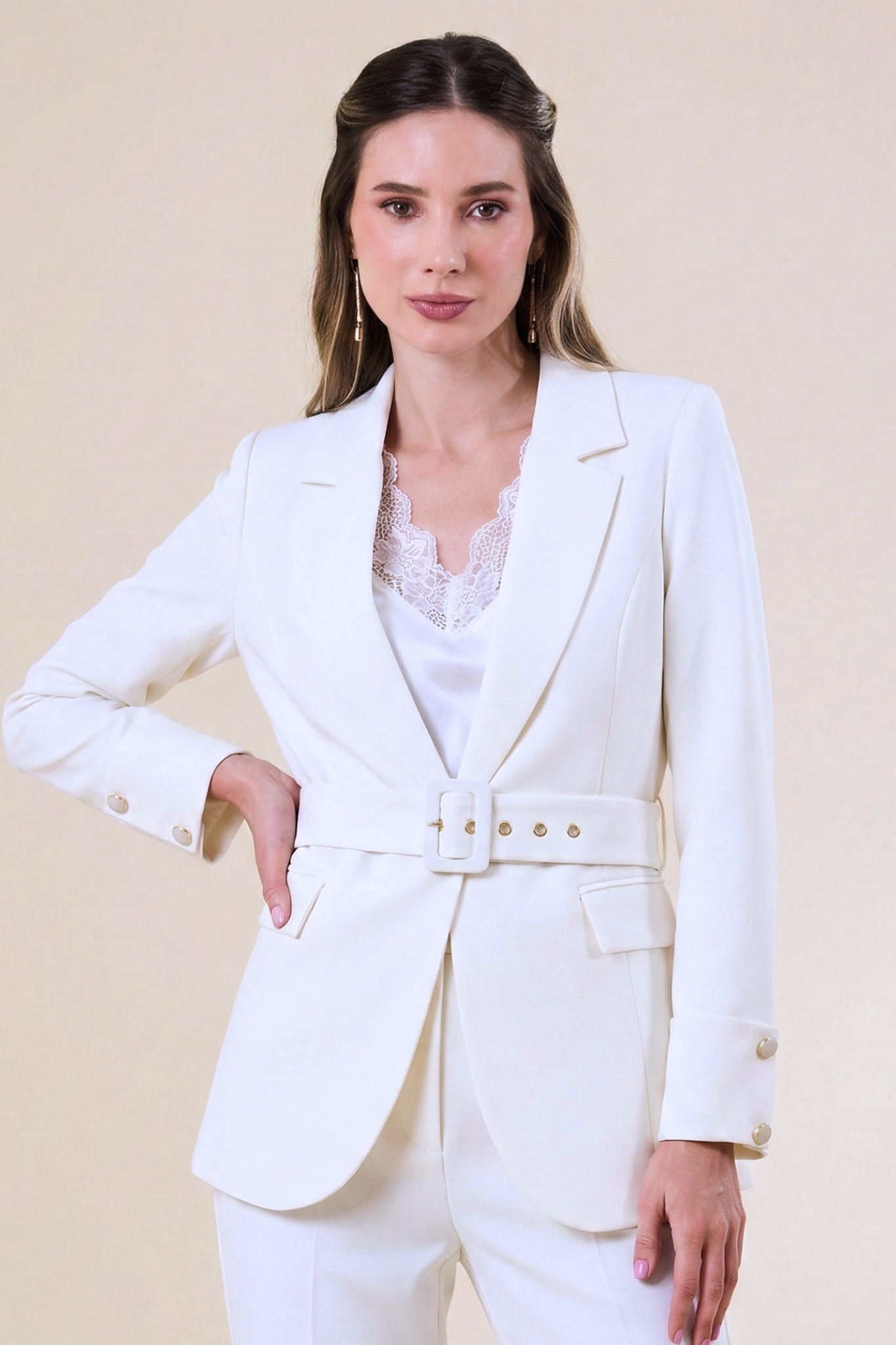 Blazer Raquel - Perla