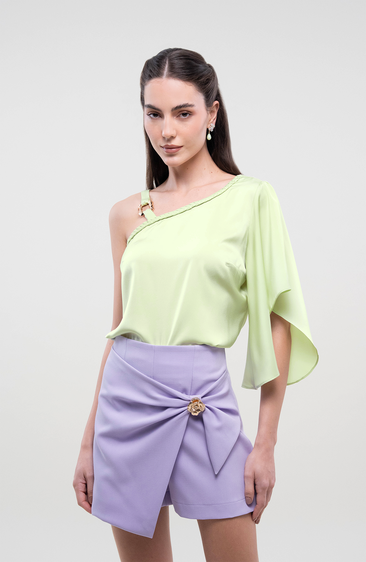 Blusa Ariel - Lima Pastel