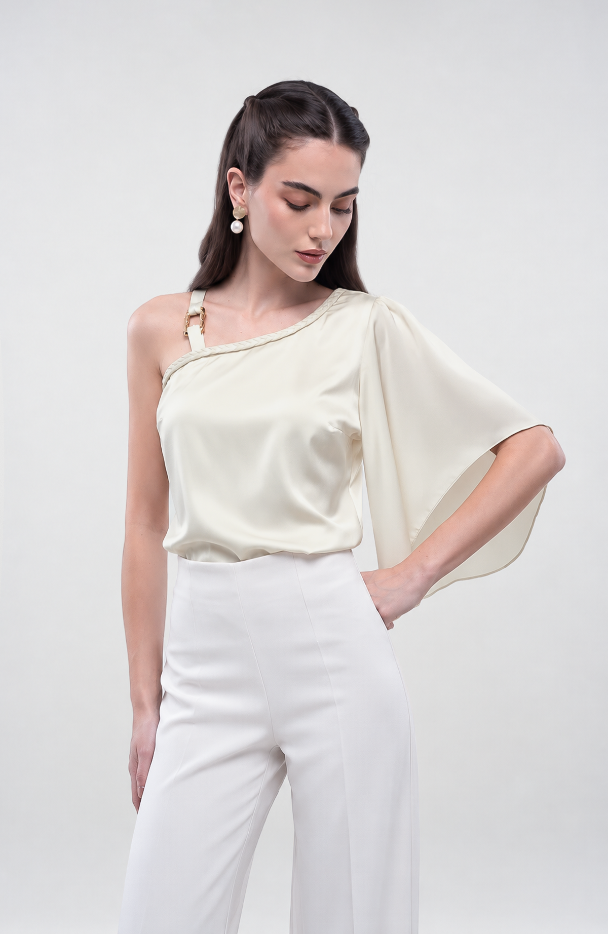Blusa Ariel - Marfil