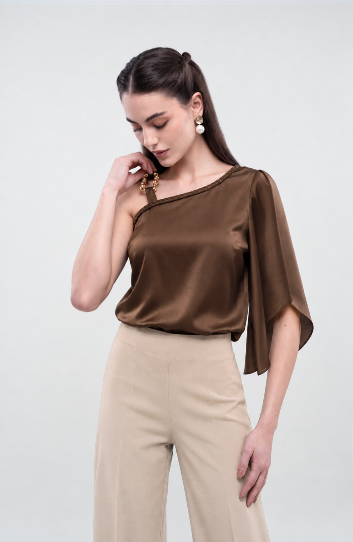 Blusa Ariel - Marrón
