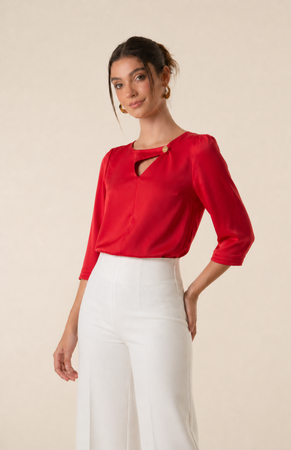 Blusa Beatriz - Rojo