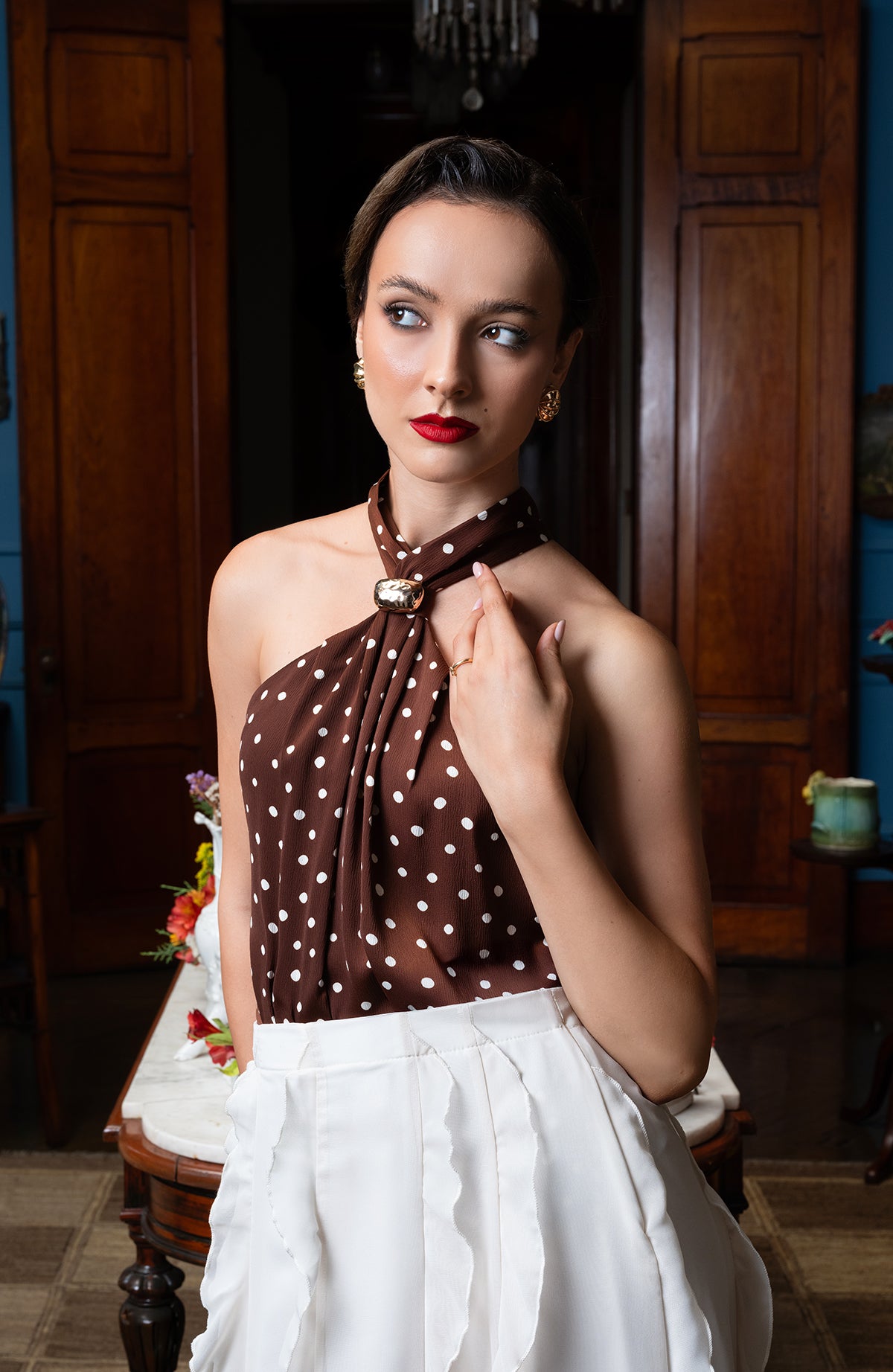 Blusa Doroty - Marron