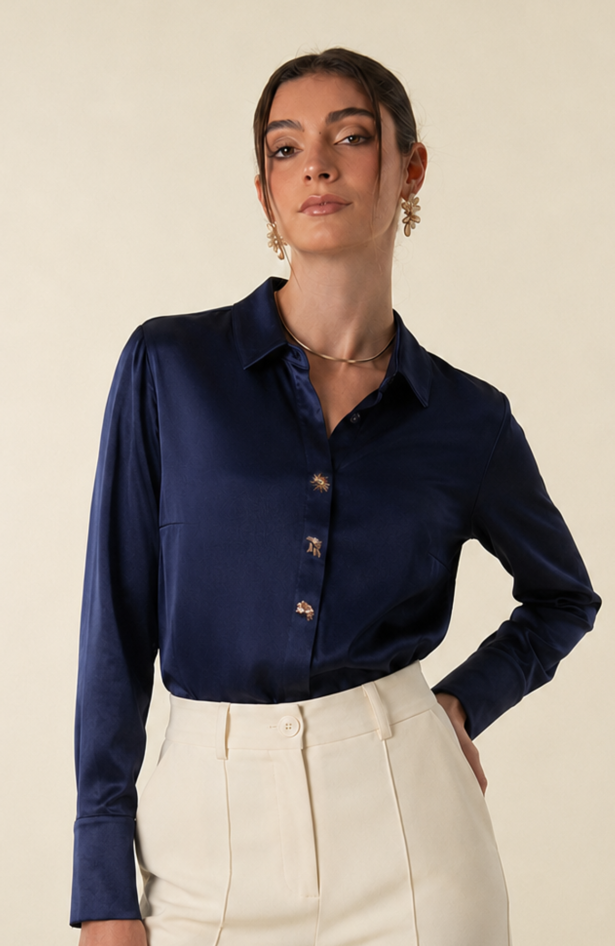 Blusa Estrella - Azul Navy