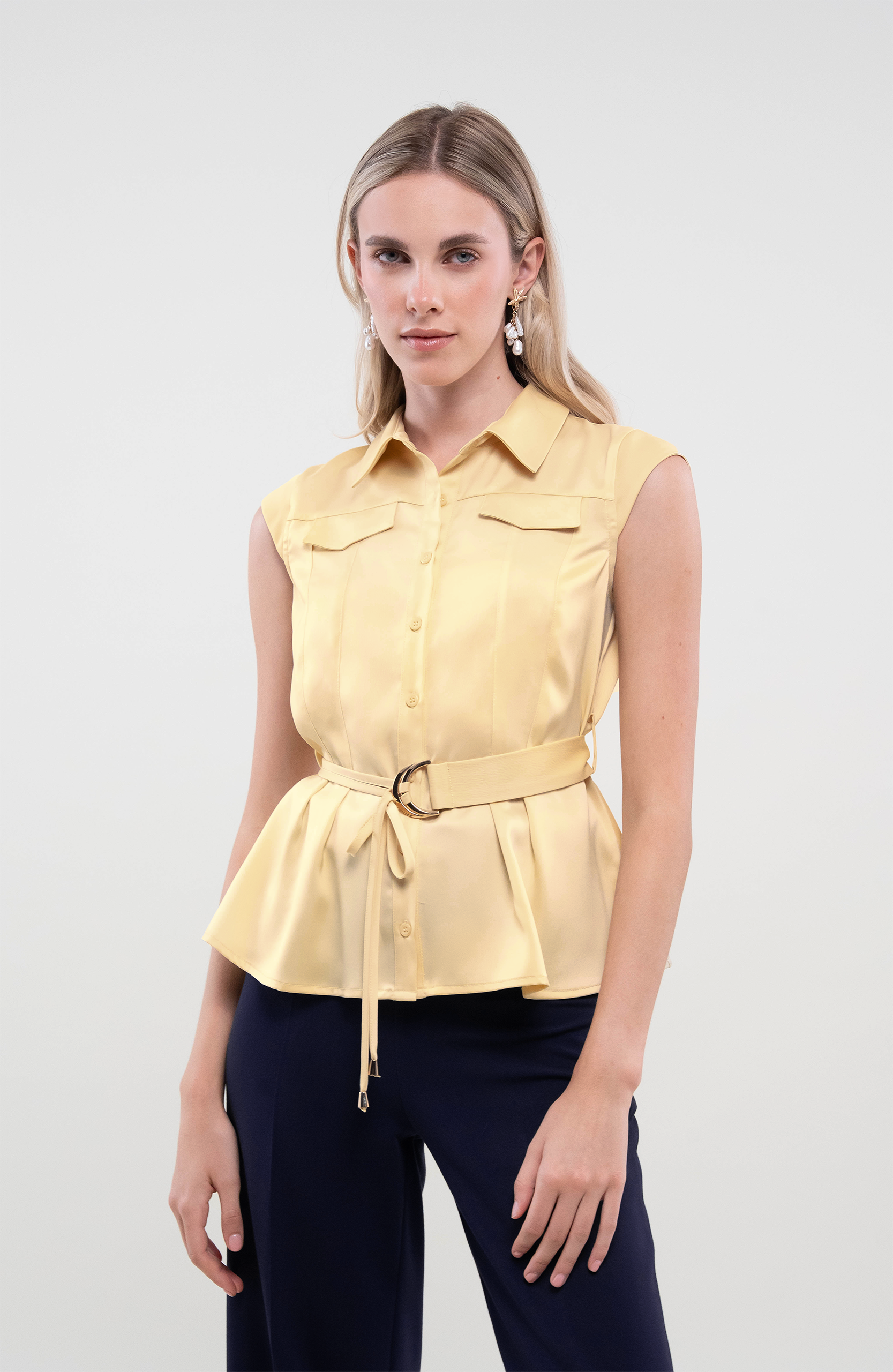Blusa Isamar - Mantequilla