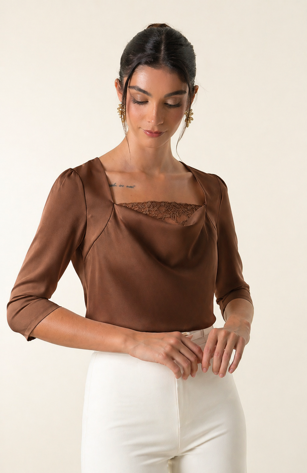 Blusa Lady - Chocolate