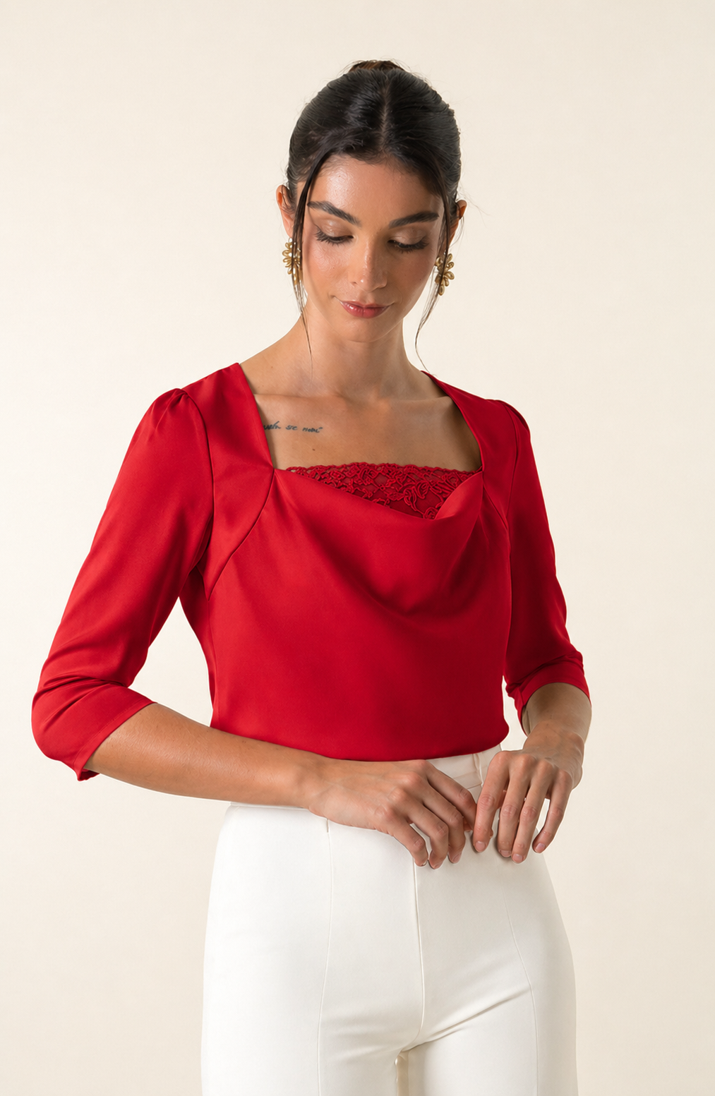 Blusa Lady - Rojo