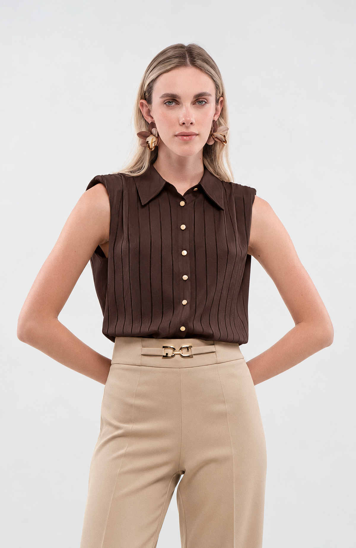 Blusa Lucía - Chocolate