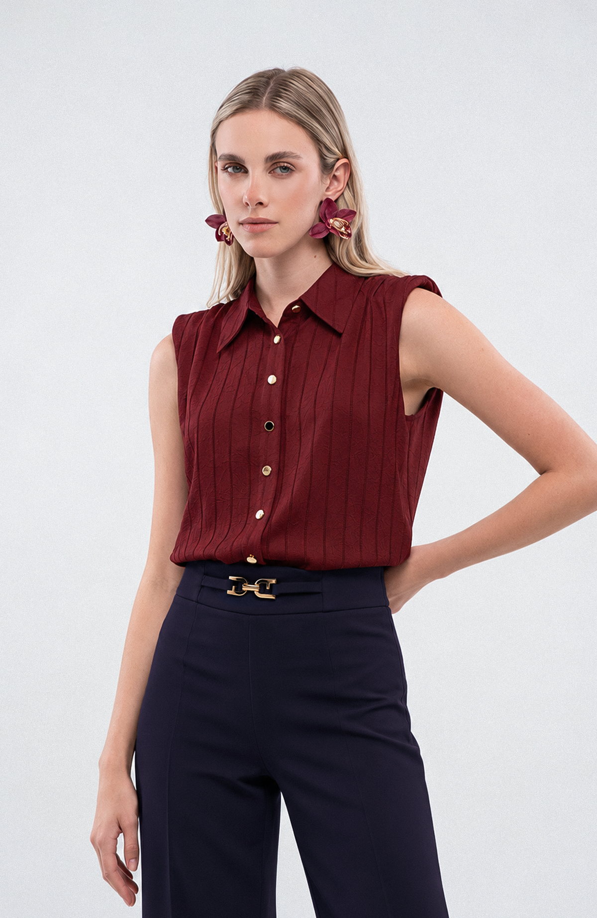 Blusa Lucía - Vino