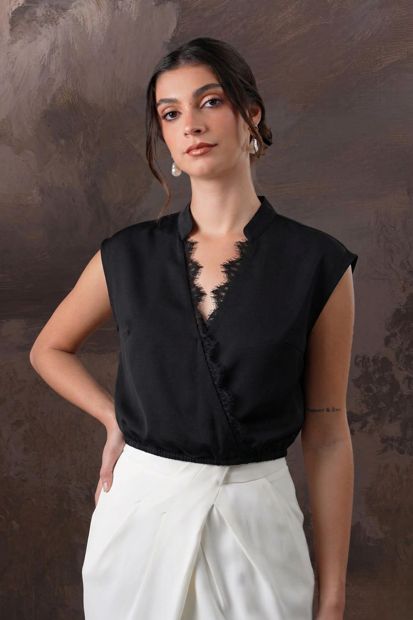 Blusa Maribel - Negro