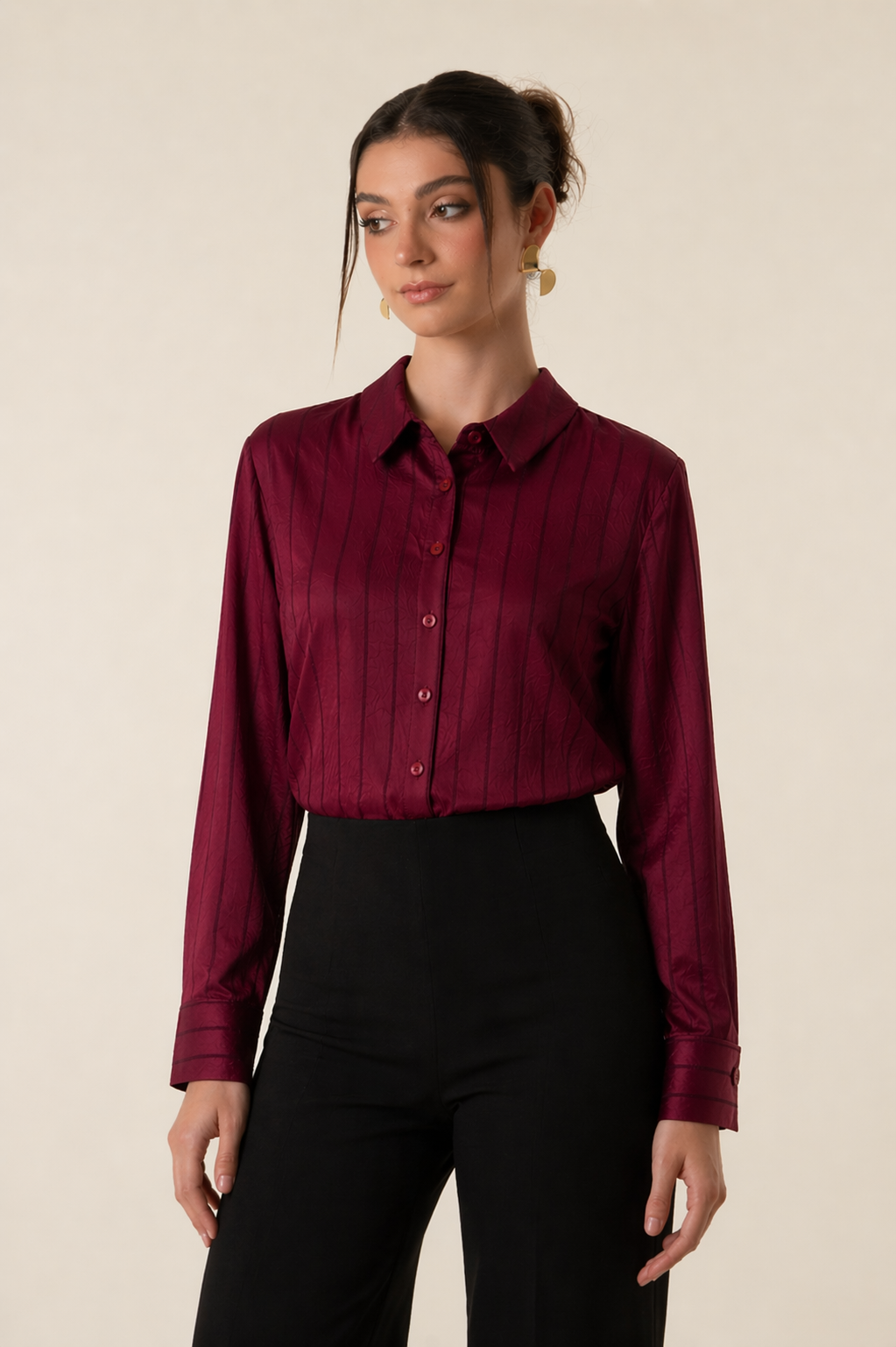Blusa Miranda - Guinda