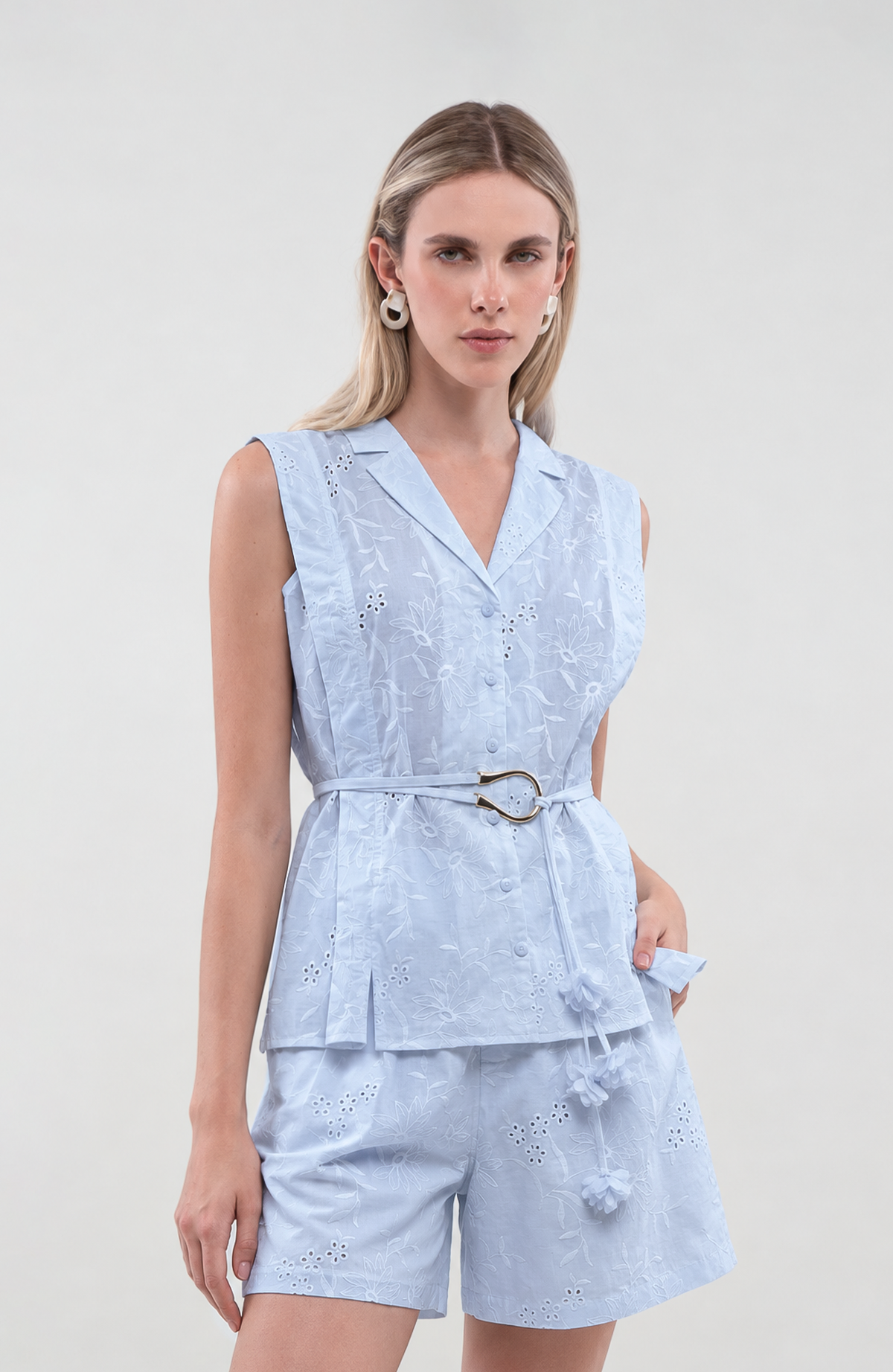 Blusa Odalis - Celeste