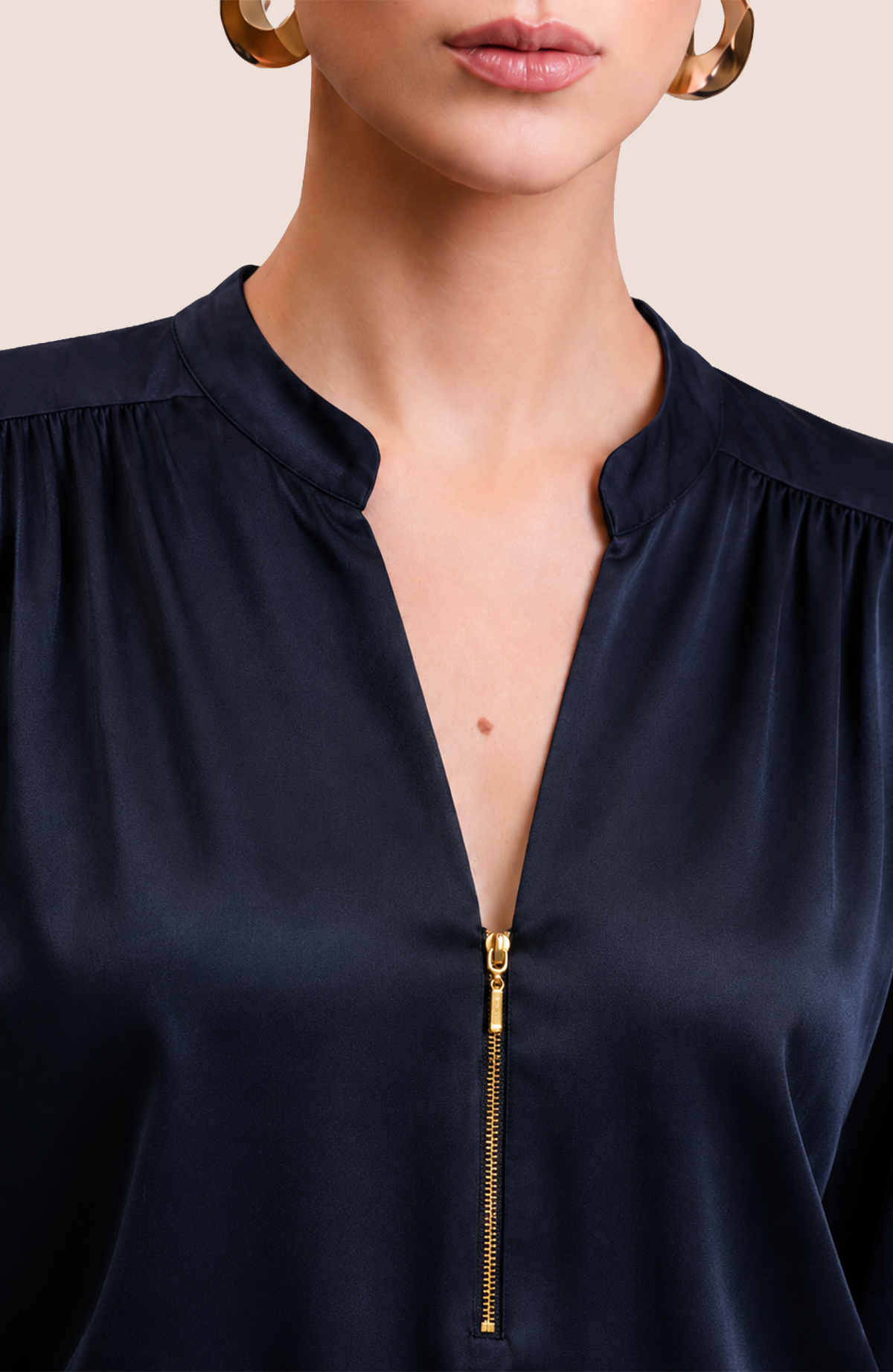 Blusa Sabine - Azul Noche