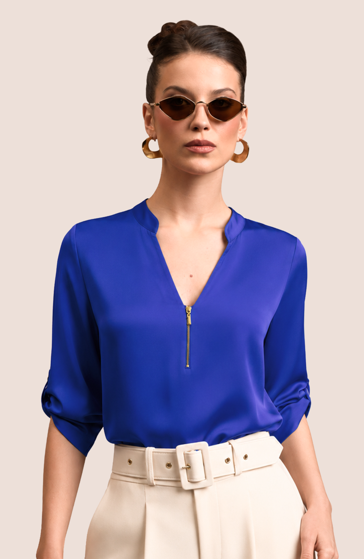 Blusa Sabine - Azulino