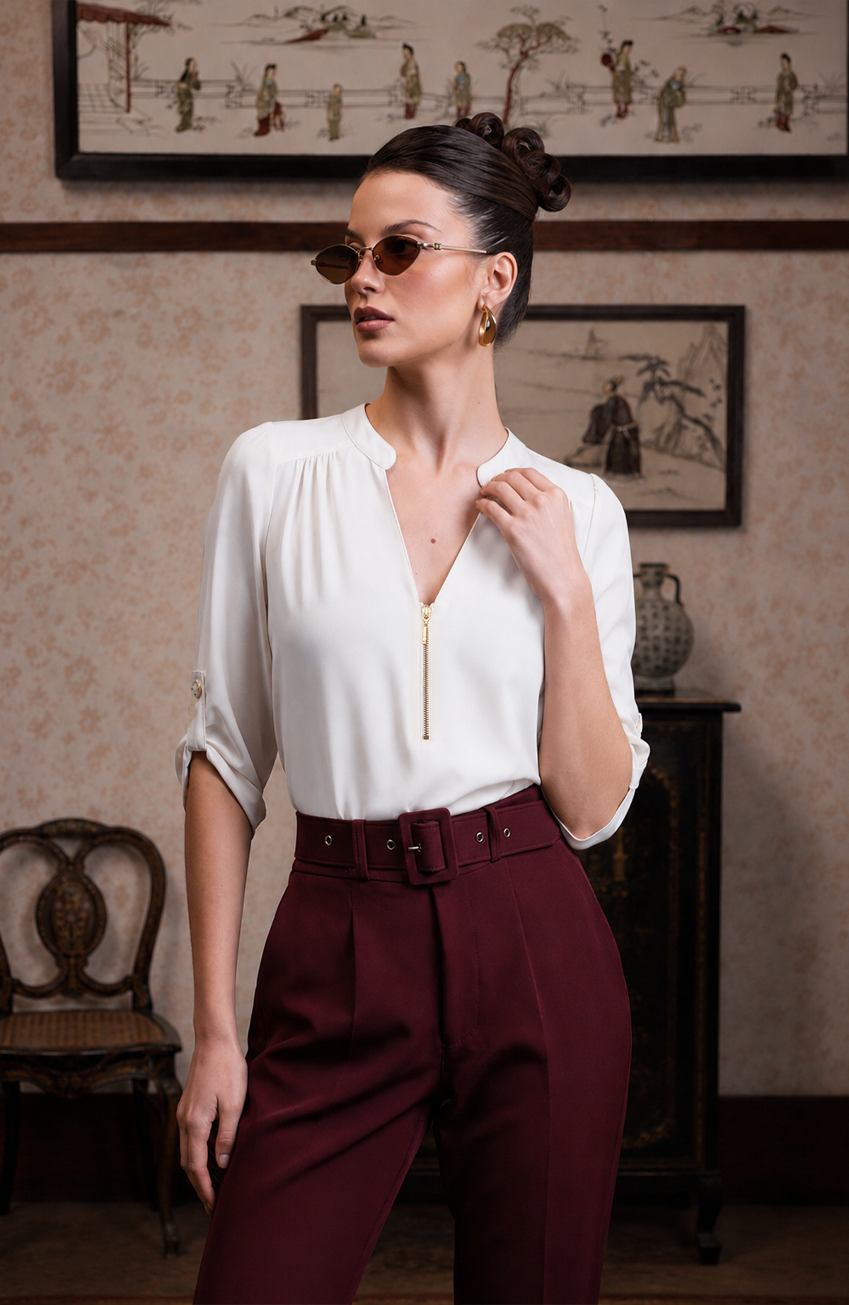 Blusa Sabine - Perla