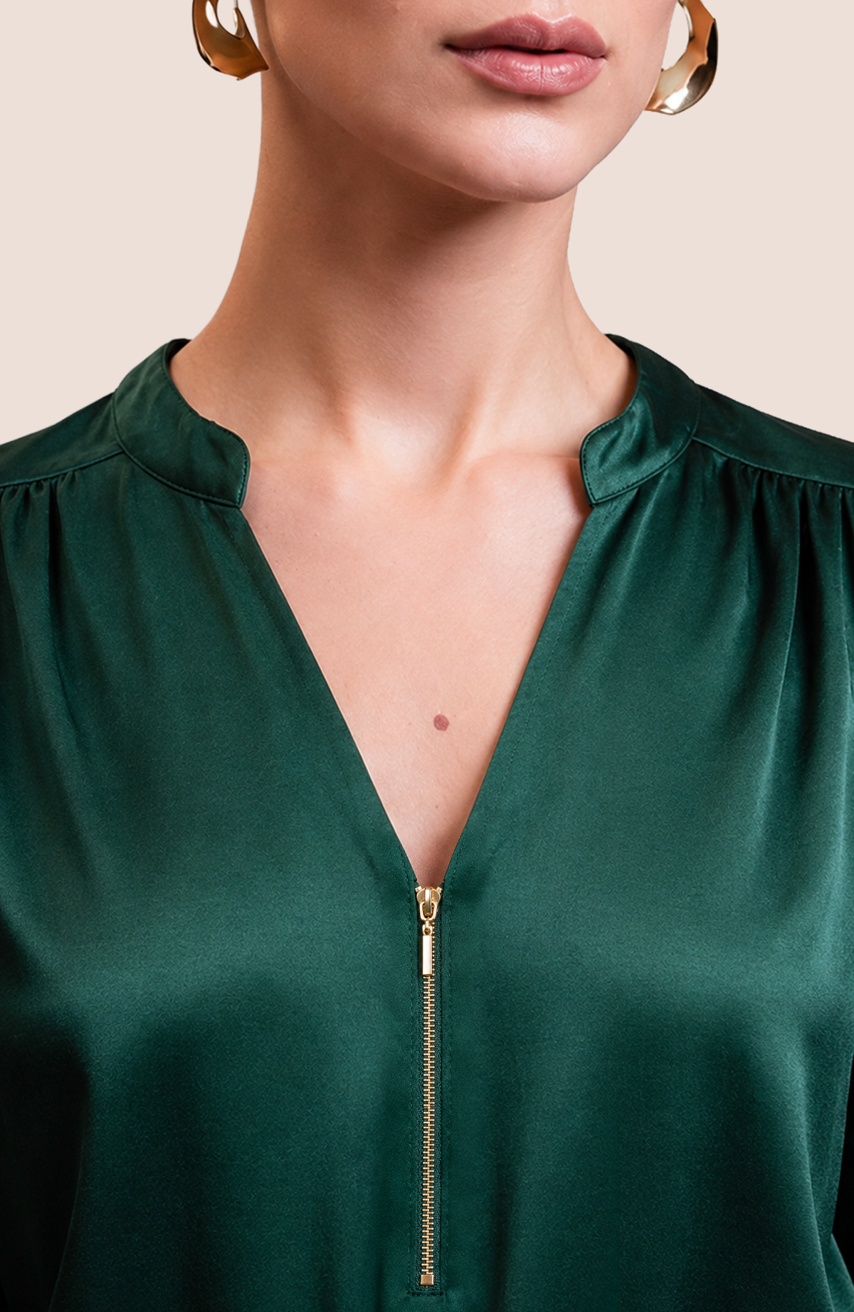 Blusa Sabine - Verde botella