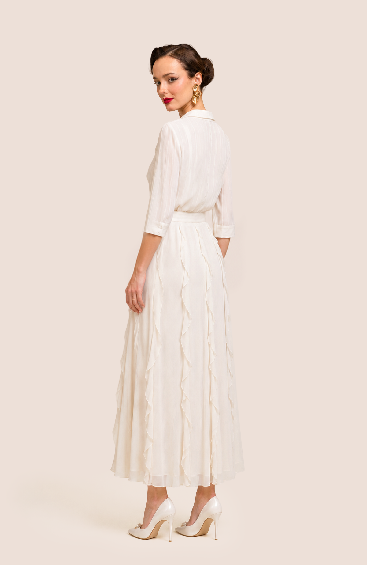 Falda Chelsea - Champagne