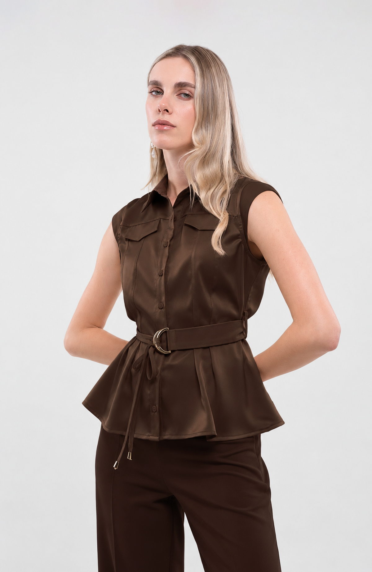 Blusa Isamar - Chocolate