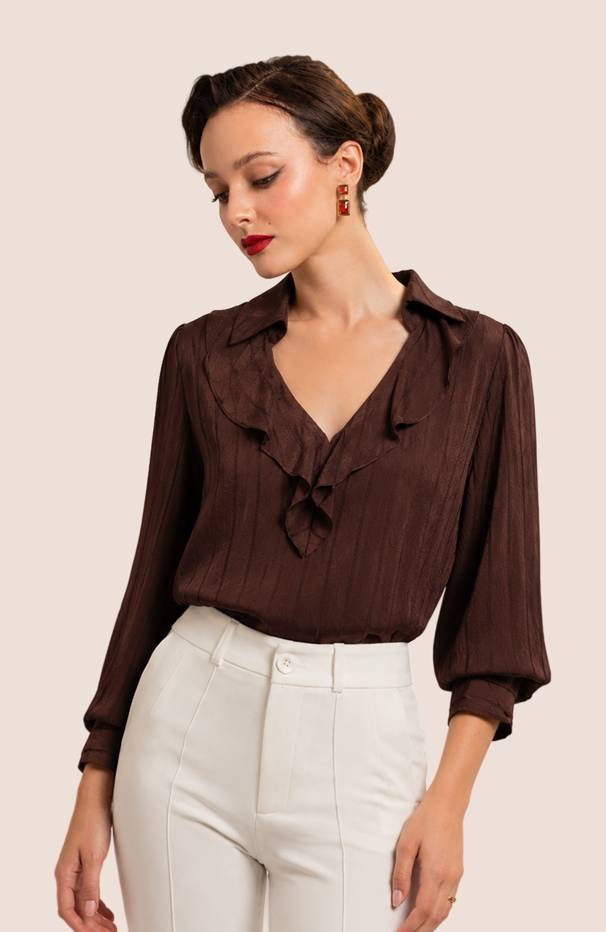 Blusa Olivia - Chocolate