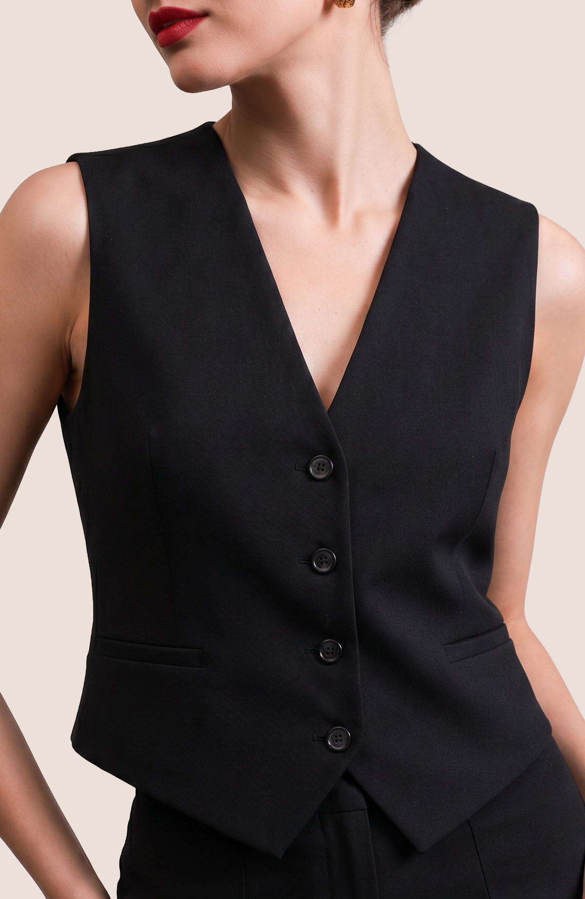 Chaleco Greta - Negro
